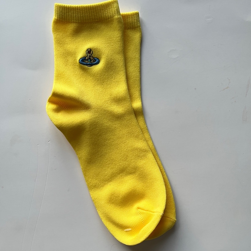 Vivienne Westwood Yellow Casual Socks